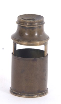 Lot 146 - An early 20th Century brass pocket field...