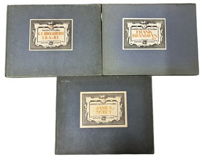 Lot 600 - MODERN MASTERS OF ETCHING SERIES: 3 Titles:...