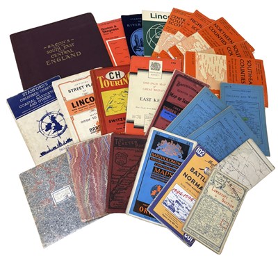 Lot 816 - ONE BOX: Various 20th century folded maps.