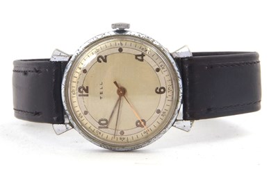 Lot 232 - A vintage Tell wristwatch, the watch has a...