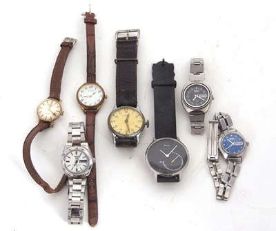 Lot 239 - Mixed Lot: Three Seiko ladies watches and a...