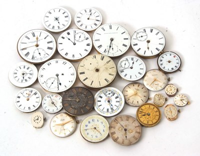 Lot 273 - Mixed Lot: Various pocket watch and wristwatch...