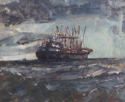 Lot 649 - Geoffrey Chatten (1938-2025), "The Cyprus Ship"...
