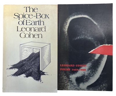 Lot 245 - LEONARD COHEN POETRY: 2 Titles: THE SPICE-BOX...