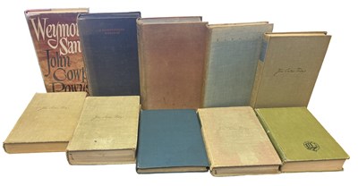 Lot 395 - JOHN COWPER POWYS: 10 Titles: A GLASTONBURY...
