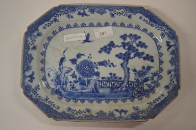 Lot 207 - An 18th Century Chinese porcelain octagonal...