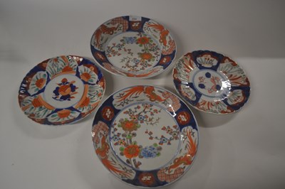 Lot 220 - Group of four Japanese porcelain dishes Meiji...