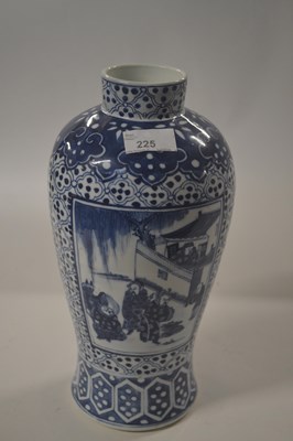 Lot 210 - A Chinese porcelain vase, late 19th Century...