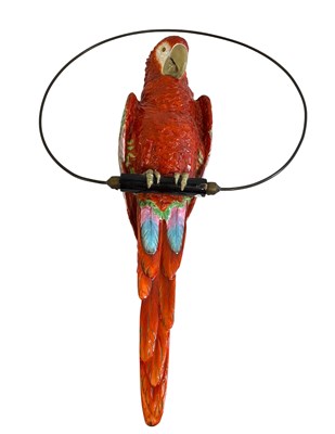 Lot 86 - Mid-19th-century European porcelain Parrot....