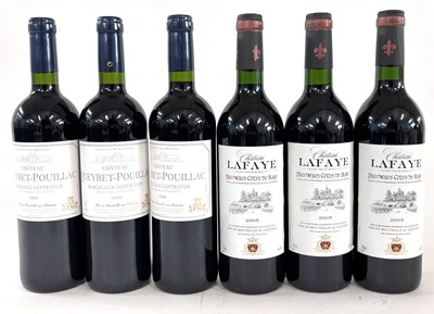Lot 377 - Three Chateau Queyret Pouillac Bordeaux...
