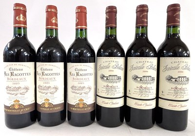 Lot 373 - Three Chateau Les Bagotts Bordeaux 2005 and...