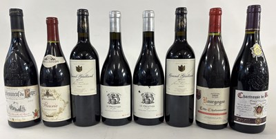 Lot 390 - Eight French reds: including two Grand...