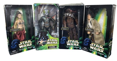 Lot 144 - STAR WARS: Four boxed Hasbro 'Power of the...