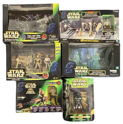 Lot 132 - STAR WARS: Six boxed playsets, to include: Zam'...