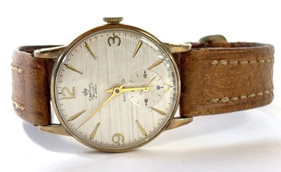 Lot 224A - A 9ct gold cased Smiths De Luxe gents...