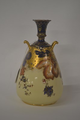 Lot 250 - A Royal Crown Derby vase of baluster form, the...