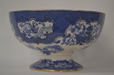 Lot 256 - A large  Doulton Burslem pedestal bowl with...