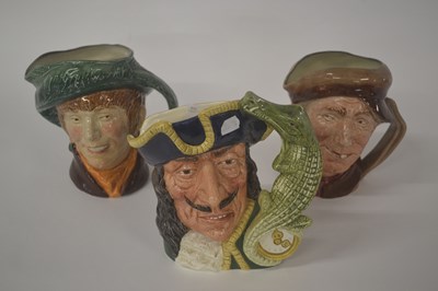 Lot 253 - A group of three large Royal Doulton character...
