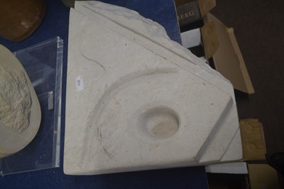 Lot 272 - A further abstract limestone sculpture, 50cm long