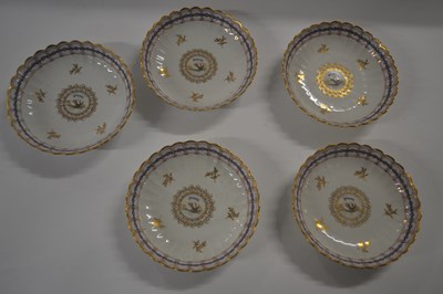 Lot 299 - A group of  Caughley 18th Century porcelain...