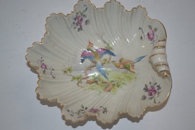 Lot 304 - An early 20th Century Royal Worcester shell...
