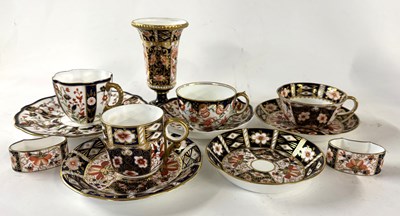 Lot 295 - Quantity of Royal Crown Derby cups and saucers...