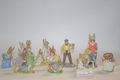 Lot 313 - Group of twelve Beswick Beatrix Potter figures...