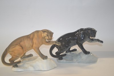 Lot 315 - A Beswick model of a Panther, mould number...