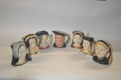 Lot 329 - A collection of Royal Doulton character jugs...