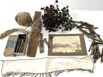 Lot 360 - Box containing a quantity of glass beads and...