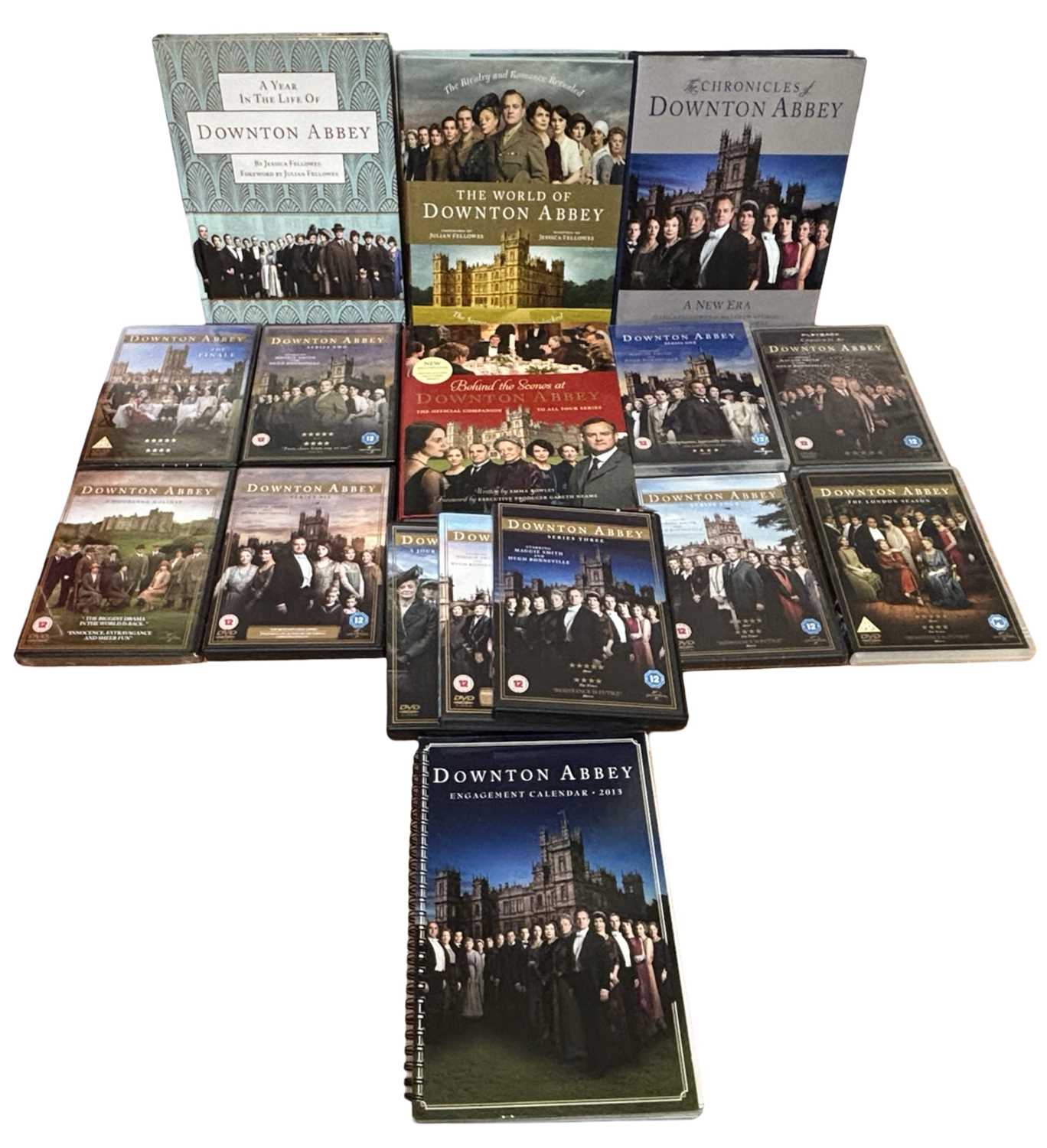 Lot 44 - DOWNTON ABBEY: A collection of various books...