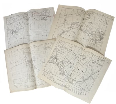 Lot 1008 - ONE PACKET: 20th century North norfolk maps,...
