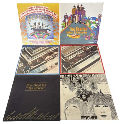 Lot 218 - THE BEATLES: 6 x 12" vinyl LPs, to include:...