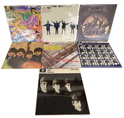 Lot 219 - THE BEATLES: 7 x 12" Vinyl LPs,  to include:...