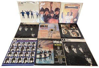 Lot 220 - THE BEATLES: 9 x 12" vinyl LPs, to include: ...