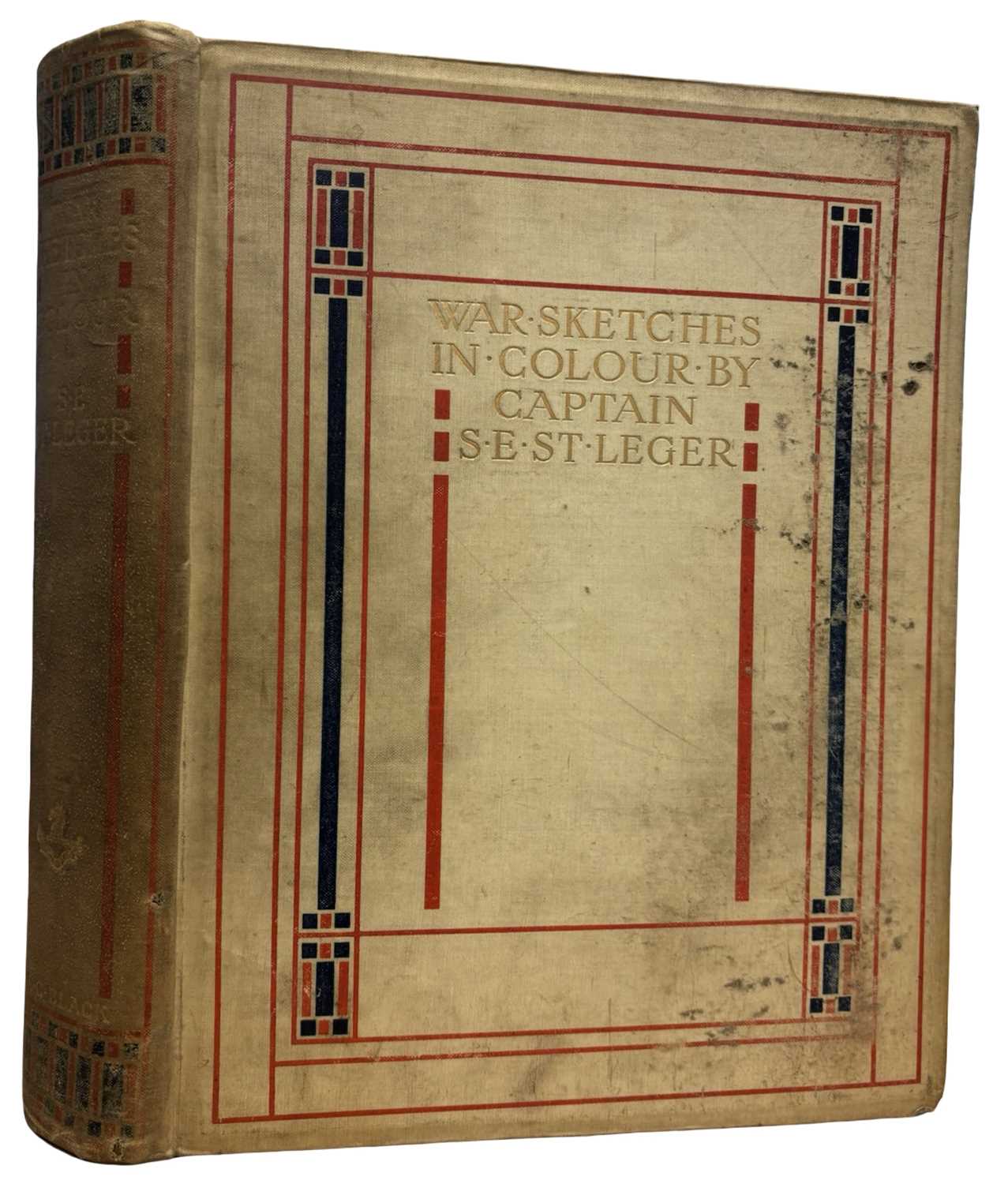 Lot 2 - CAPTAIN S E ST LEGER: WAR SKETCHES IN COLOUR,...