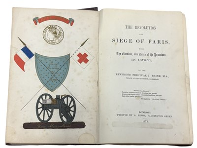 Lot 6 - REVEREND PERCIVAL J BRINE: THE REVOLUTION AND...