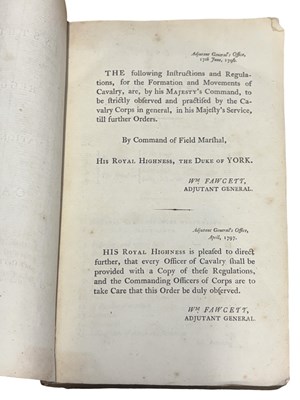 Lot 5 - INSTRUCTIONS AND REGULATIONS FOR THE...