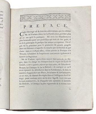 Lot 3 - MR DE VAUBAN: DE L'ATTAQUE ET DE LA DEFENSE...