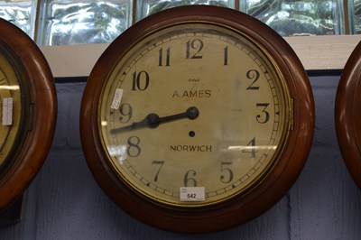 Lot 542 - An early 20th Century Enfield wall clock with...