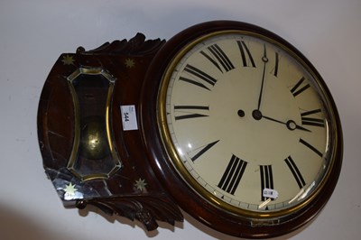 Lot 544 - An early 19th Century mahogany drop dial wall...