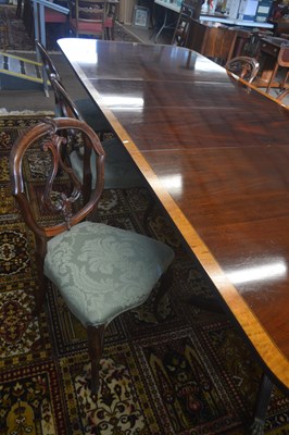 Lot 355 - A set of six early Victorian rosewood dining...