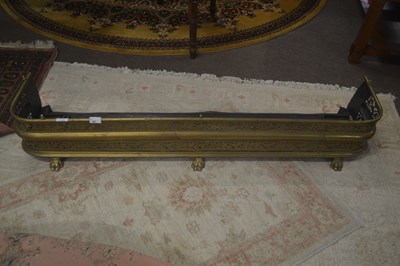 Lot 454 - An early 19th Century brass and steel pierced...