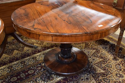 Lot 641 - A late Regency rosewood centre table, the...
