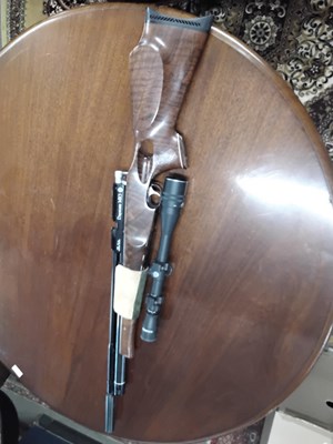 Lot 547 - A Daystate MK3 air rifle with a Tasco scope...