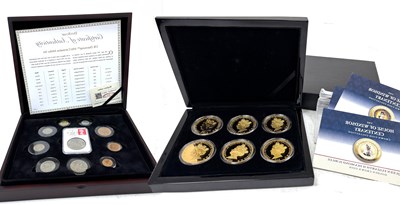 Lot 92 - Selection of ERII 65th Anniversary Jubilee Commemorative Coin Sets