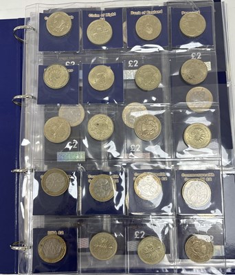 Lot 100 - Folder of UK Coinage Including 60 x £2 Coins