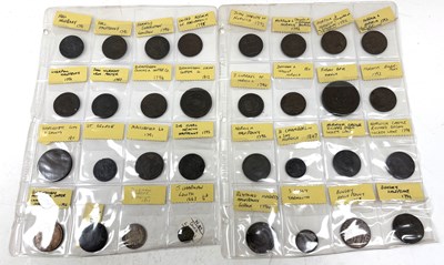 Lot 140 - Group of 32 Late 18th/19th Century Trade Tokens Norfolk/Suffolk Etc