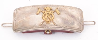 Lot 30 - 11th King Edward's Own Lancers (Probyn's Horse); Silver Cross Belt Pouch