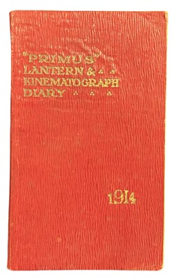 Lot 1139 - Primus Lantern Kinematograph Diary. 1914. 24mo,...